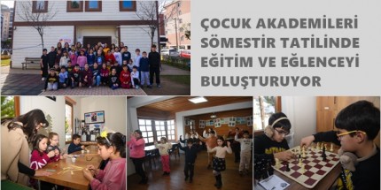 Çocuklar Yarı Yıl Tatilini Hem Eğlenerek Hem de Öğrenerek Geçiriyor